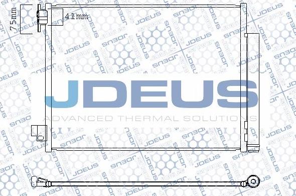 Jdeus M-7750030 - Конденсатор кондиционера autosila-amz.com