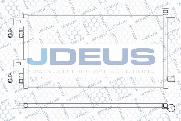Jdeus M-7700000 - Конденсатор кондиционера autosila-amz.com