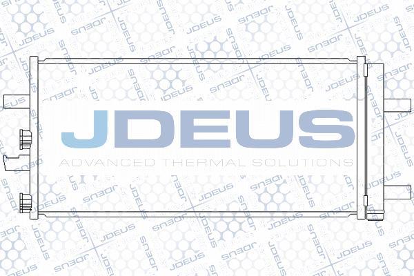 Jdeus M-7700070 - Конденсатор кондиционера autosila-amz.com