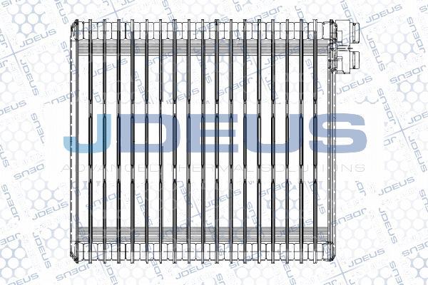 Jdeus RA9110840 - Испаритель, кондиционер autosila-amz.com