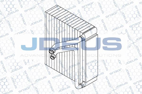 Jdeus RA9111230 - Испаритель, кондиционер autosila-amz.com