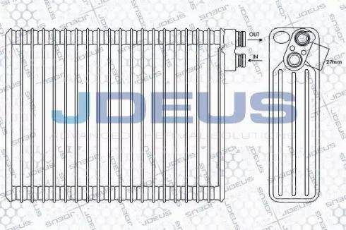 Jdeus RA9210341 - Испаритель, кондиционер autosila-amz.com