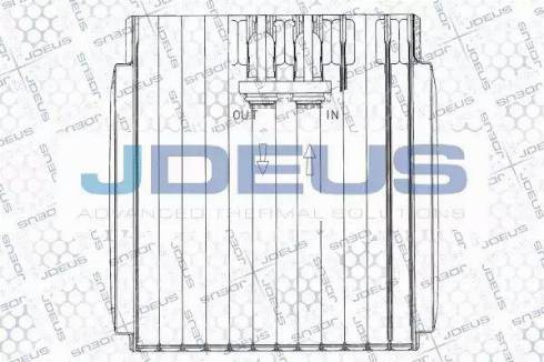 Jdeus RA9230650 - Испаритель, кондиционер autosila-amz.com