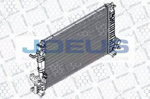 Jdeus RA0560040 - Радиатор, охлаждение двигателя autosila-amz.com
