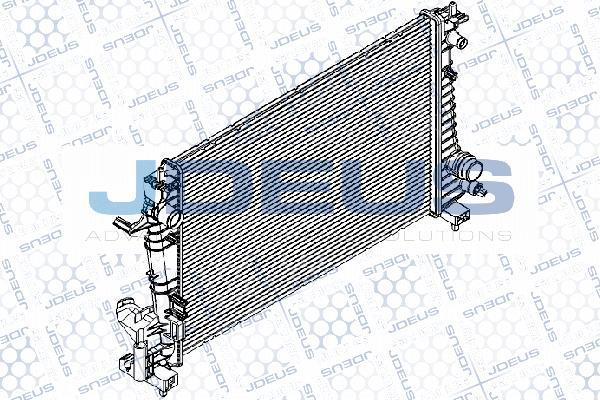 Jdeus RA0560030 - Радиатор, охлаждение двигателя autosila-amz.com