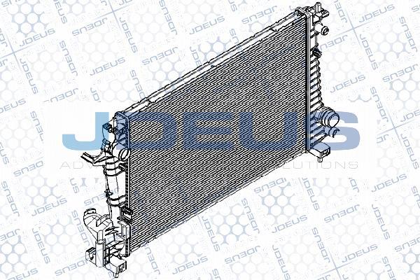 Jdeus RA0560020 - Радиатор, охлаждение двигателя autosila-amz.com