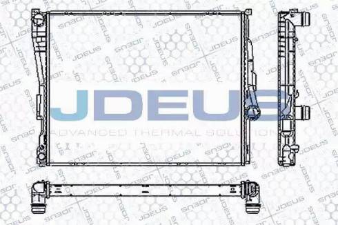 Jdeus RA0050540 - Радиатор, охлаждение двигателя autosila-amz.com