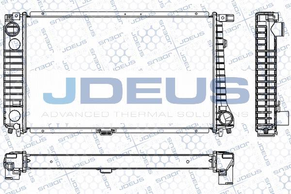 Jdeus RA0050510 - Радиатор, охлаждение двигателя autosila-amz.com