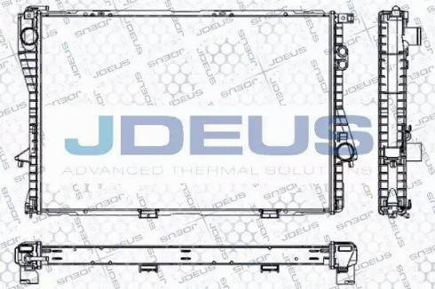 Jdeus RA0050530 - Радиатор, охлаждение двигателя autosila-amz.com