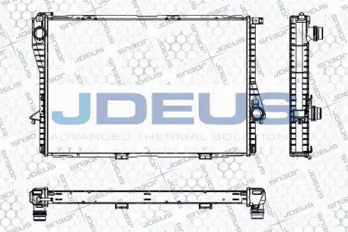 Jdeus RA0050630 - Радиатор, охлаждение двигателя autosila-amz.com