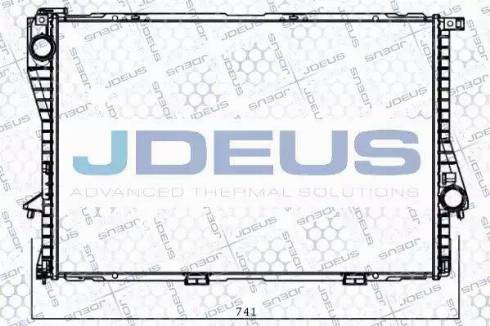 Jdeus RA0050631 - Радиатор, охлаждение двигателя autosila-amz.com