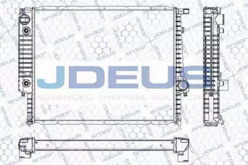 Jdeus RA0050040 - Радиатор, охлаждение двигателя autosila-amz.com