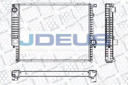 Jdeus RA0050150 - Радиатор, охлаждение двигателя autosila-amz.com