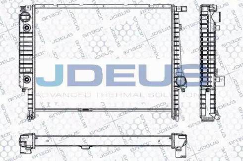 Jdeus RA0050170 - Радиатор, охлаждение двигателя autosila-amz.com