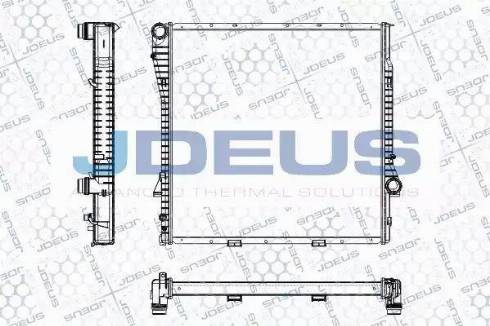 Jdeus RA0050720 - Радиатор, охлаждение двигателя autosila-amz.com