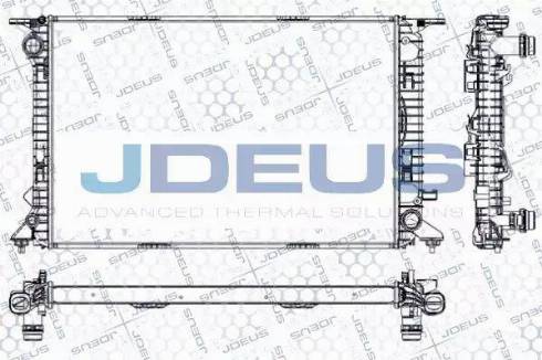 Jdeus RA0010450 - Радиатор, охлаждение двигателя autosila-amz.com