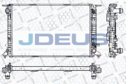 Jdeus RA0010460 - Радиатор, охлаждение двигателя autosila-amz.com