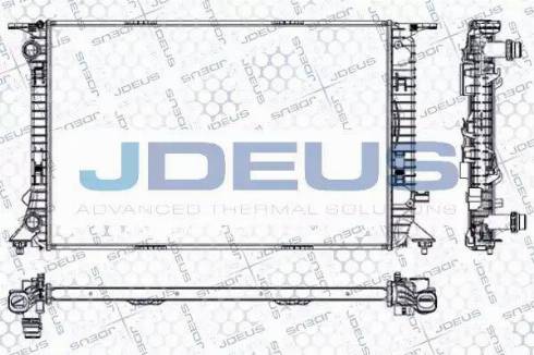 Jdeus RA0010430 - Радиатор, охлаждение двигателя autosila-amz.com