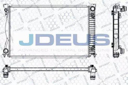 Jdeus RA0010420 - Радиатор, охлаждение двигателя autosila-amz.com