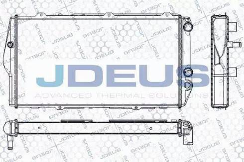 Jdeus RA0010040 - Радиатор, охлаждение двигателя autosila-amz.com