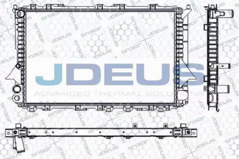 Jdeus RA0010120 - Радиатор, охлаждение двигателя autosila-amz.com