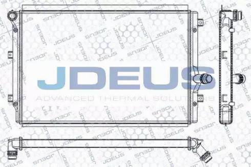 Jdeus RA0010320 - Радиатор, охлаждение двигателя autosila-amz.com