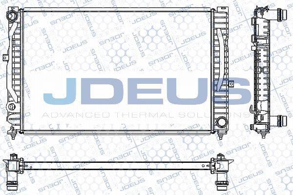 Jdeus RA0010230 - Радиатор, охлаждение двигателя autosila-amz.com