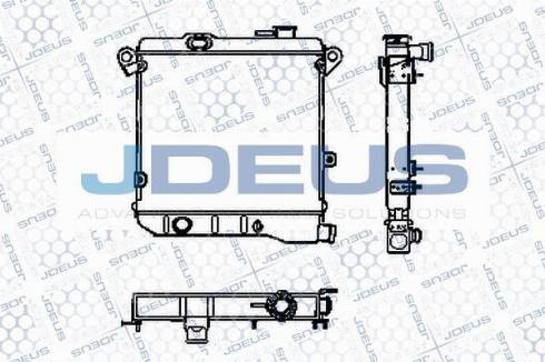 Jdeus RA0030000S - Радиатор, охлаждение двигателя autosila-amz.com