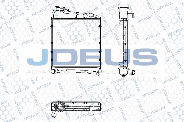 Jdeus RA0020400 - Радиатор, охлаждение двигателя autosila-amz.com