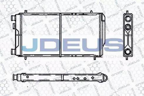 Jdeus RA0020060 - Радиатор, охлаждение двигателя autosila-amz.com
