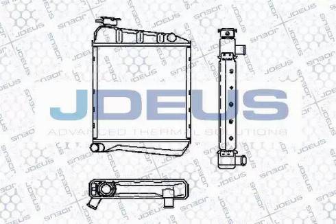 Jdeus RA0020000 - Радиатор, охлаждение двигателя autosila-amz.com