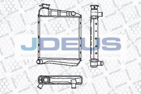 Jdeus RA0020001 - Радиатор, охлаждение двигателя autosila-amz.com