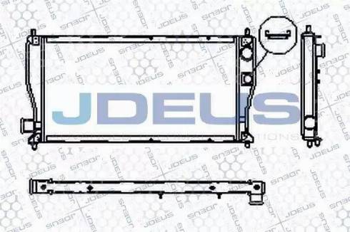 Jdeus RA0020190 - Радиатор, охлаждение двигателя autosila-amz.com