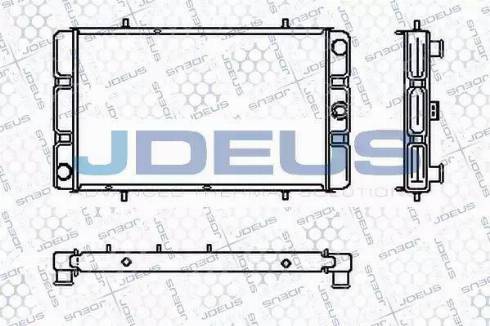 Jdeus RA0020150 - Радиатор, охлаждение двигателя autosila-amz.com