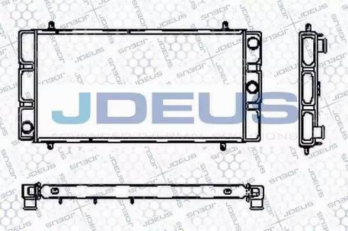 Jdeus RA0020180 - Радиатор, охлаждение двигателя autosila-amz.com