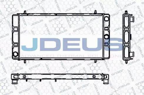 Jdeus RA0020181 - Радиатор, охлаждение двигателя autosila-amz.com