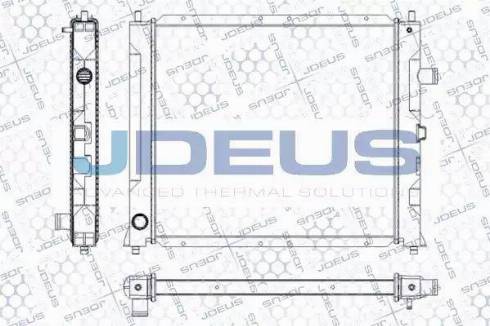 Jdeus RA0020361 - Радиатор, охлаждение двигателя autosila-amz.com