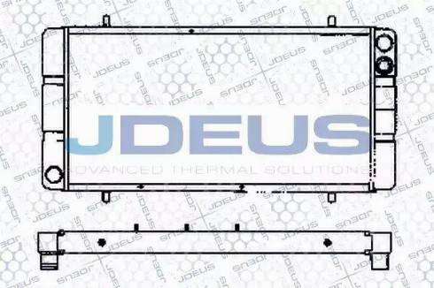 Jdeus RA0020330 - Радиатор, охлаждение двигателя autosila-amz.com