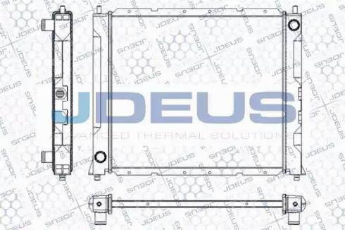 Jdeus RA0020261 - Радиатор, охлаждение двигателя autosila-amz.com