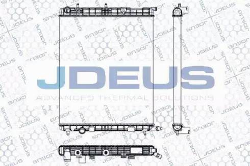 Jdeus RA0070090 - Радиатор, охлаждение двигателя autosila-amz.com