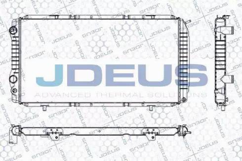 Jdeus RA0070059 - Радиатор, охлаждение двигателя autosila-amz.com
