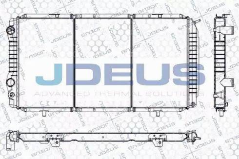 Jdeus RA0070030 - Радиатор, охлаждение двигателя autosila-amz.com