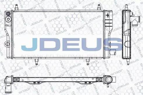 Jdeus RA0070021 - Радиатор, охлаждение двигателя autosila-amz.com