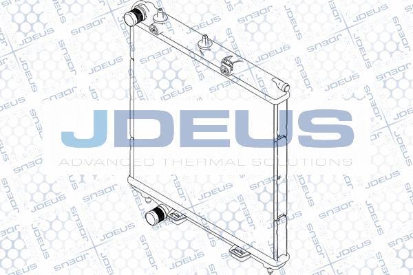 Jdeus RA0070191 - Радиатор, охлаждение двигателя autosila-amz.com