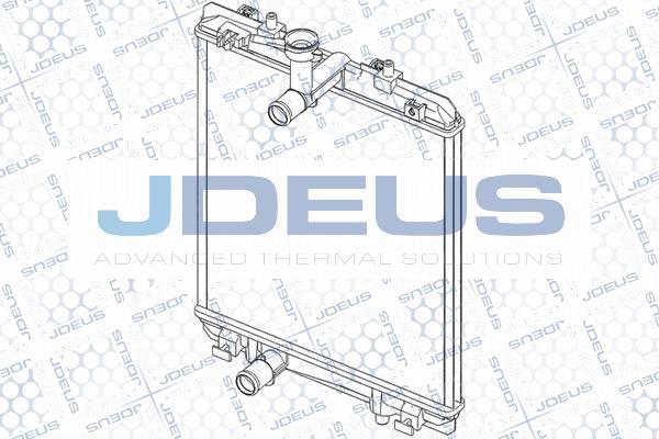 Jdeus RA0070160 - Радиатор, охлаждение двигателя autosila-amz.com
