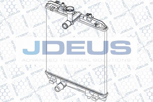 Jdeus RA0070170 - Радиатор, охлаждение двигателя autosila-amz.com