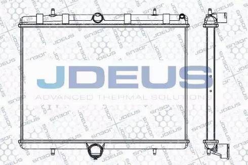 Jdeus RA0070260 - Радиатор, охлаждение двигателя autosila-amz.com