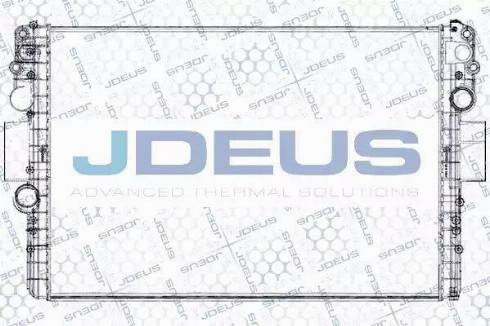 Jdeus RA0140040 - Радиатор, охлаждение двигателя autosila-amz.com