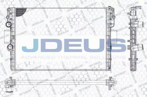 Jdeus RA0140070 - Радиатор, охлаждение двигателя autosila-amz.com