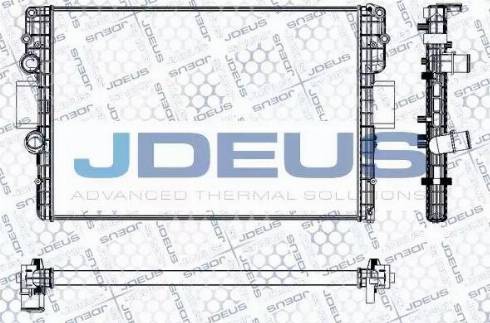 Jdeus RA0140071 - Радиатор, охлаждение двигателя autosila-amz.com